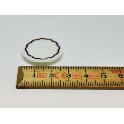 Tallerken i meget hrd plastik (ny)