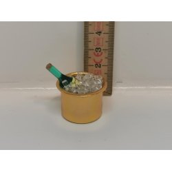 Champagnekler med is og flaske (ny)