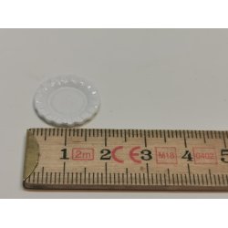 Lille tallerken eller askebger i metal (ny)  1,8 cm