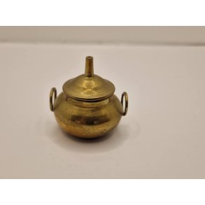 Skl med lg i messing (brugt)