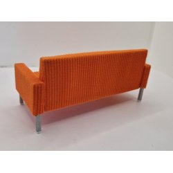 Bodo Hennig sofa fra 1970'erne til dukkehus scala 1:12 (brugt/som ny)