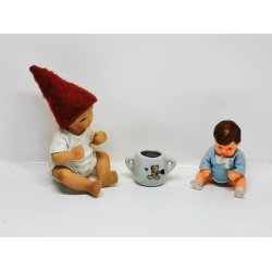 Krukke med bamse (brugt)