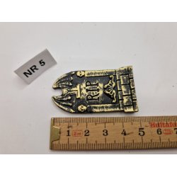 1 stk  Halloween gravsten i resin 5 x 2,5 cm (ny)