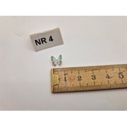 1 stk. Meget lille sommerfugle i resin (ny)