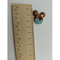 1 stk Mickey Mouse kage i resin (ny)