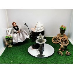 Springvand i keramik (ny)