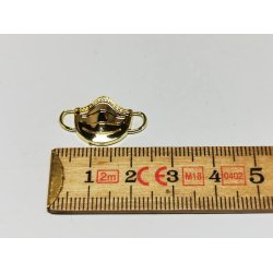 Mundbind i metal til dukkehus scala 1:12 (nyt)