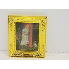 Billede af pige og hund (nyt)