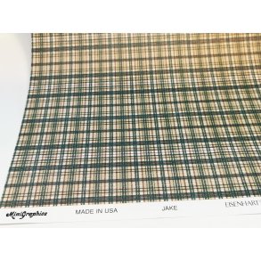 Ternet tapet grn, brun og beige (nyt)