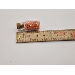 1. stk Glas krukke med indhold (ny)