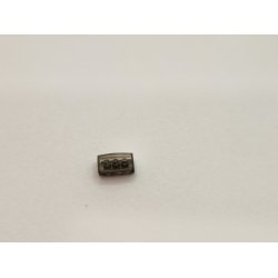 1 stk mrke gr/brun "lege" klods i resin (hndlavet)