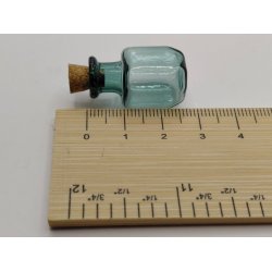 Apoteker krukke/opbevaring i glas med korkprop (ny) 