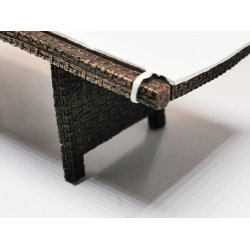 Drmmeseng/Liggestol i resin med flet look (ny)