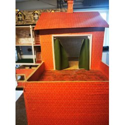 Rdt murstens hus med kkkenbord og altan (brugt) SENDES IKKE