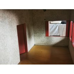 Rdt murstens hus med kkkenbord og altan (brugt) SENDES IKKE