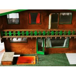 strigsk alpehus scala 1:16 (hndlavet) SENDES IKKE