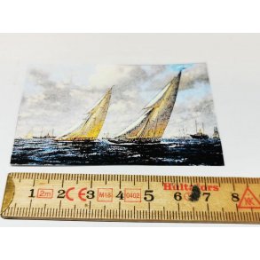 Plakat af sejlskibe (ny) (nr 1)