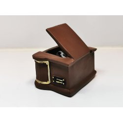 Radio med pladespiller i resin (ny)