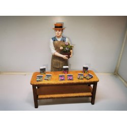 Blomster ske (hndlavet)