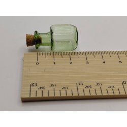 Apoteker krukke/opbevaring i glas med korkprop (ny) 