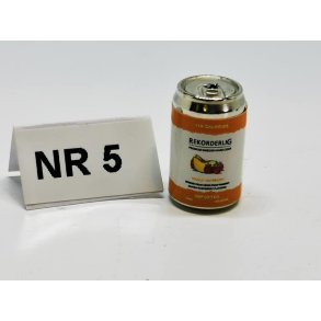 Rekordorlig Mango/hindbr dse i metal (ny)