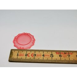 Rundt fad/Tallerken i plastik (ny)