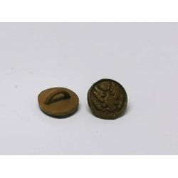 Meget lille brun knap 0,4 cm (ny)