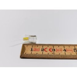 Glas med citron skive og sugerr (nyt)