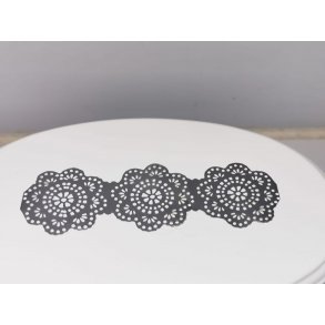 Gr bordlber (ny) i papir. Prisen er for 3 cirkler