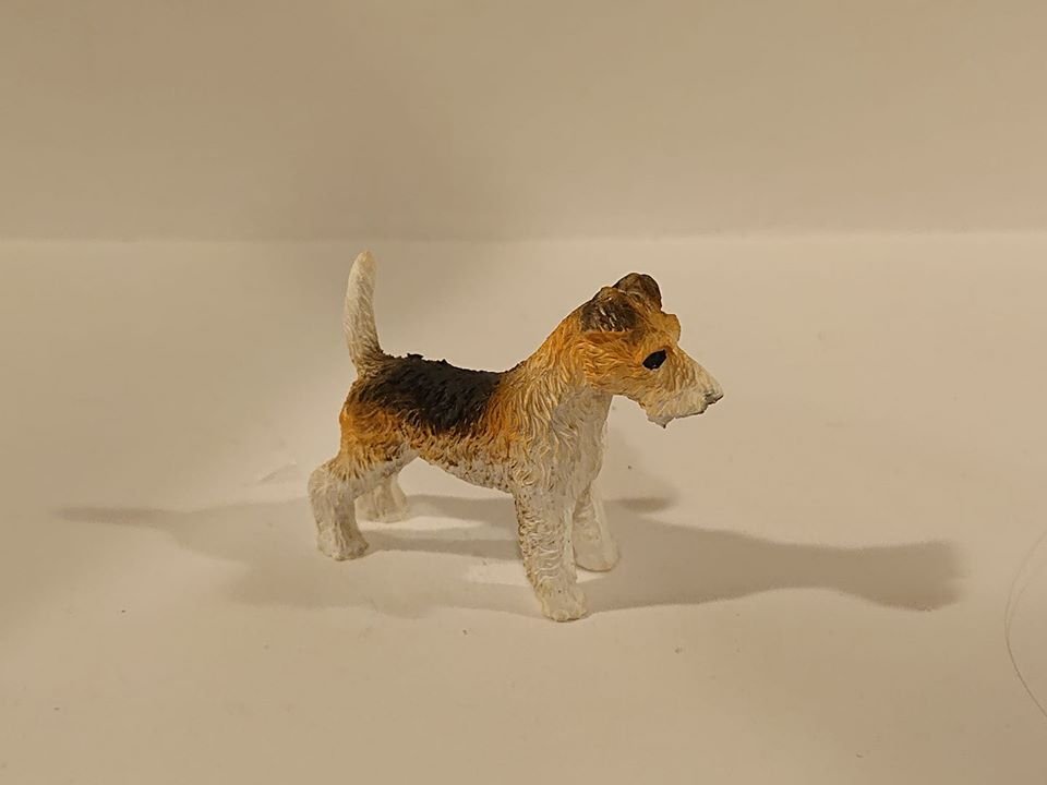 Forespørgsel kalligrafi Den aktuelle Fox Terrier hund (brugt) - Hunde - Frost miniature