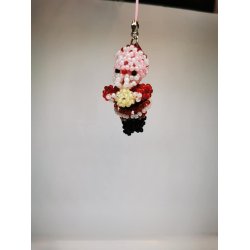 Perle julemand (hndlavet)