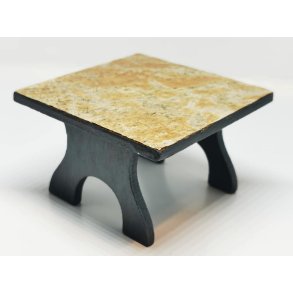 Bord med marmor look (hndlavet)