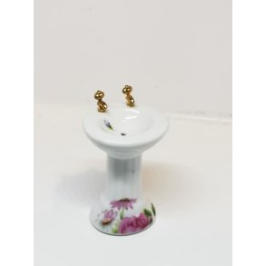 Hndvask i porceln til dukkehus scala 1:12 (brugt)