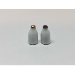 Mlke/flde flasker i porceln (nye)