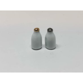 Mlke/flde flasker i porceln (nye)