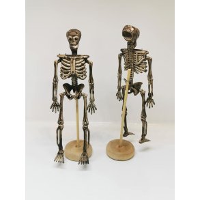 Miniature skelet i plastik (brugt)