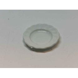 Tallerken i metal (brugt)