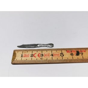 Kage kniv i tin (gammel)