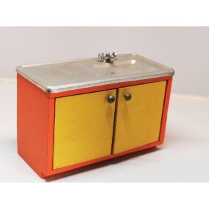 Lundby kkken skab med vask fra 1979 (brugt)
