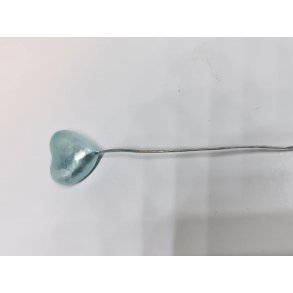 Hjerte / Ballon lysebl (ny)