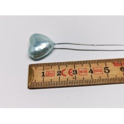 Hjerte / Ballon lysebl (ny)