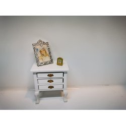 Fotografi i slvramme i plastik (brugt)