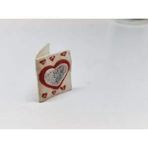 Postkort/hfte (hndlavet)