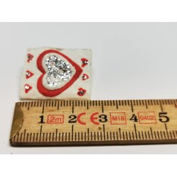 Postkort/hfte (hndlavet)