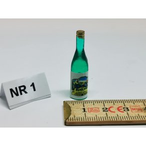 Flaske i plastik (1) (brugt)