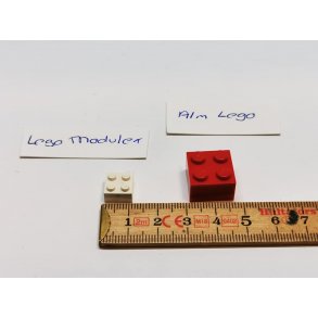 Lego Modulex miniature byggeklods fra 1960'erne (gammel)