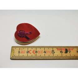 Hjerte ske med chokolade (ny)