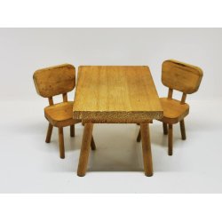 Sallingboe Spisebord til dukkehus scala 1:16 (antik)