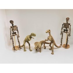 Miniature skelet i plastik (brugt)