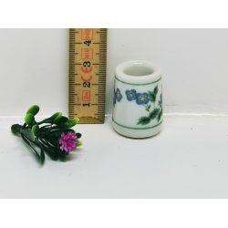 Vase med blomster (brugt)